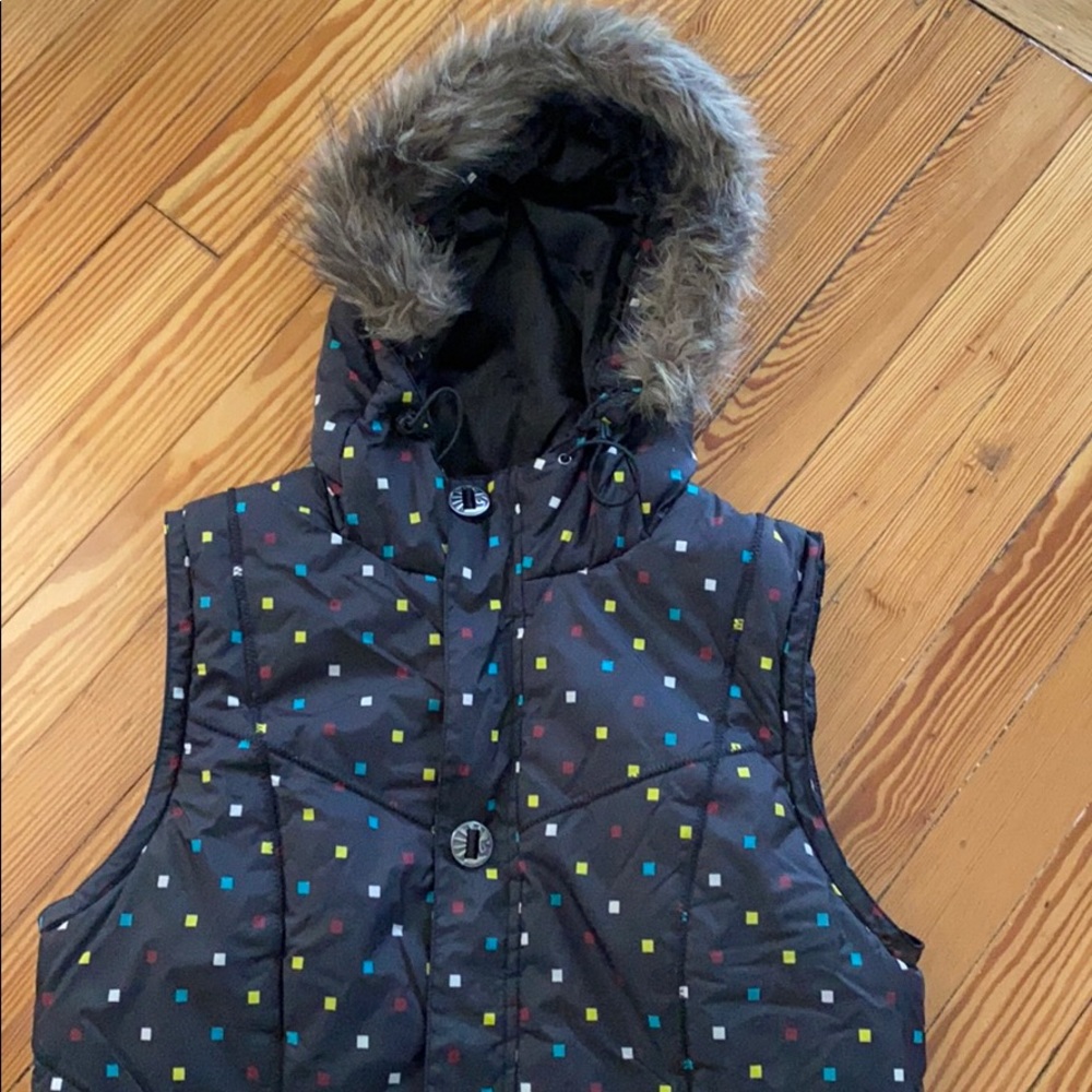 Burton faux fur hooded women’s vest